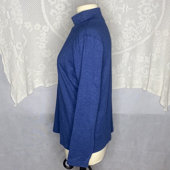 St. Johns Bay Colbat Blue Turtleneck L/S szXL - Picture 2 of 4